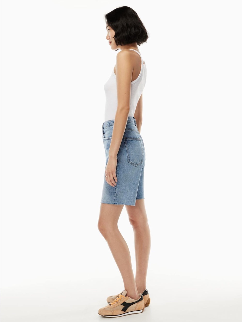 Denim Forum The Joni Loose Long Short - Picture 4 of 12